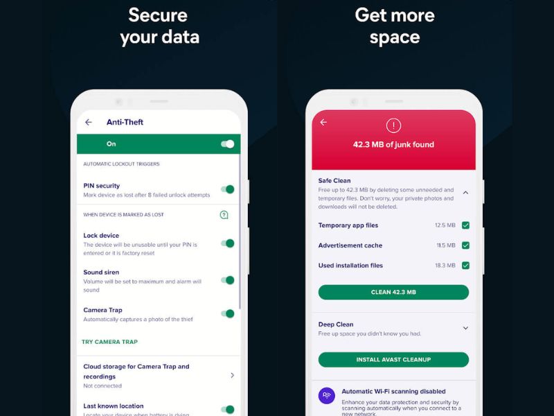 Tải Avast Free Antivirus MOD APK (Mở Khóa VIP, No Ads) v26.9.3.260525563 Avast Tường lửa bảo vệ mạnh mẽ (Firewall Protection)
