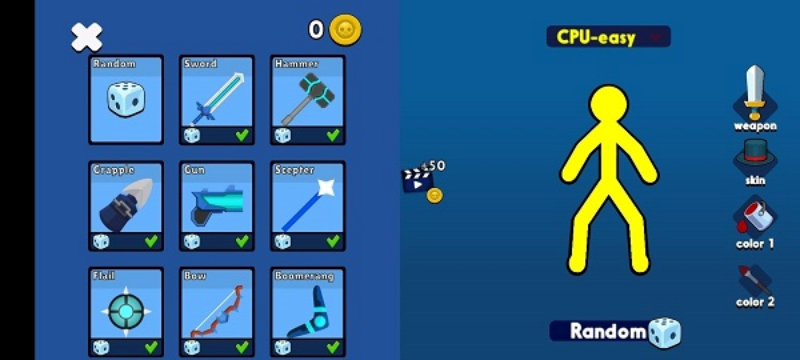Tải Hack Supreme Duelist Stickman (Tiền, Max Level, Bất Tử, Menu) v4.0.5 APK Hack Supreme Duelist Stickman