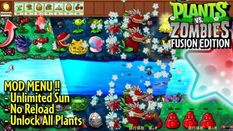 Tải Hack Plant Vs Zombie Fusion APK ( MOD Menu, Skill) v3.6.1 Plant Vs Zombie Fusion Mod APK