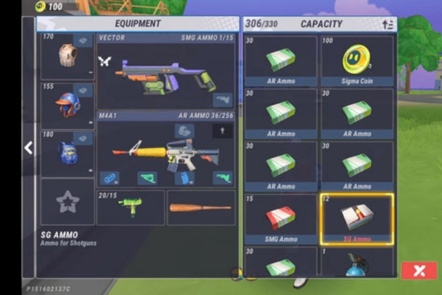 Tải Sigma Battle Royale Mod APK ( Vô Hạn Tiền, Đá Quý) v1.0.113 Trang bị trong game Sigma Battle Royale Mod APK