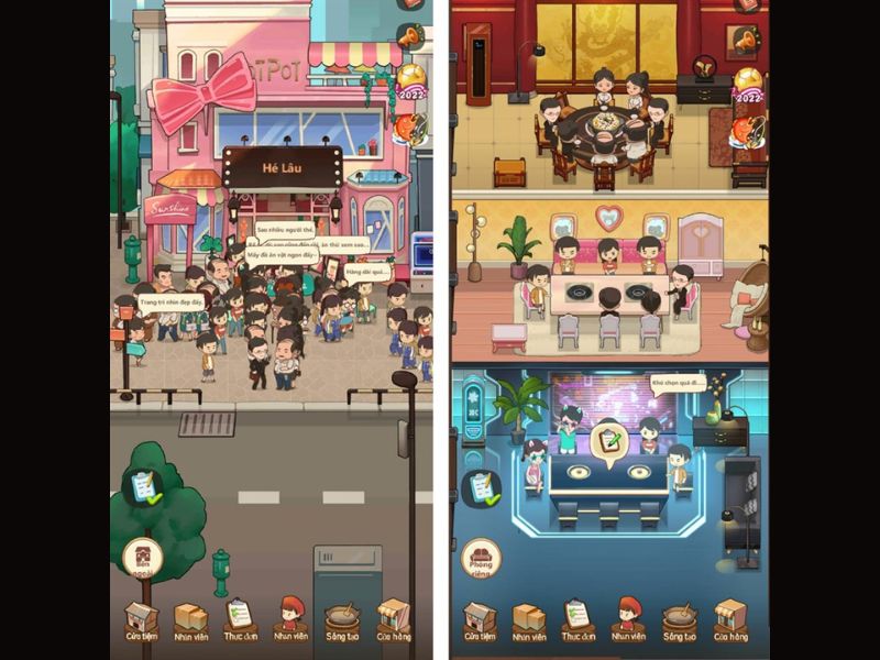 Tải Tiệm Lẩu Đường Hạnh Phúc Mod APK ( Vô hạn Tiền, vàng, Món Ăn) v5.5.4 Chủ tiệm lẩu Trung Hoa trong Tiệm Lẩu Đường Hạnh Phúc Mod Modlmh.com