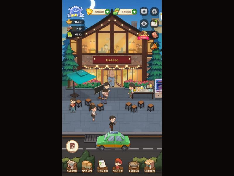 Tải Tiệm Lẩu Đường Hạnh Phúc Mod APK ( Vô hạn Tiền, vàng, Món Ăn) v5.5.4 Đồ họa Trung Hoa cổ điển trong Tiệm Lẩu Đường Hạnh Phúc Mod Modlmh.com