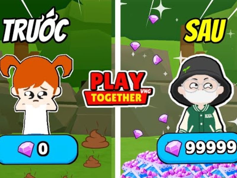 Tải Hack Play Together VNG (Full Tiền, Kim Cương, Menu Vip Auto Câu Cá) v2.24.2 APK Hack Play Together VNG