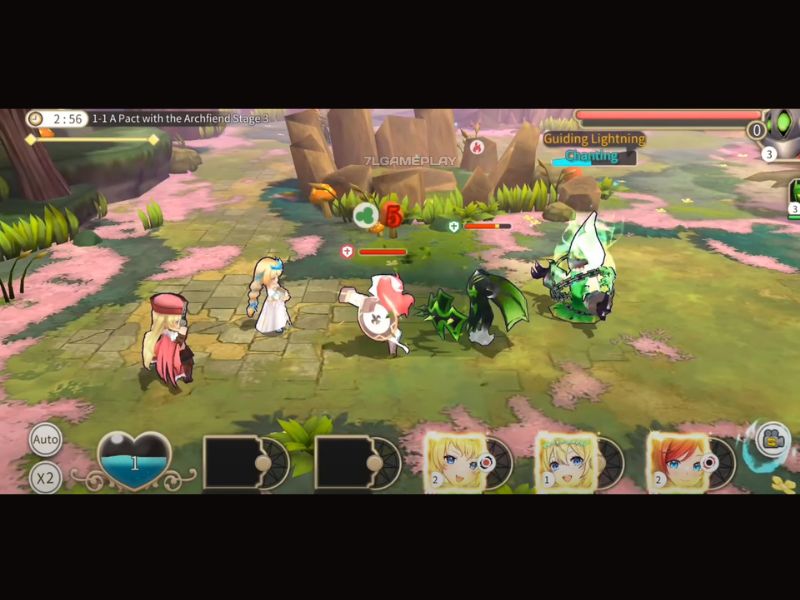 Gameplay: Chiến thuật thời gian thực đỉnh cao Lối chơi chiến thuật độc đáo trong Cherry Tale APK