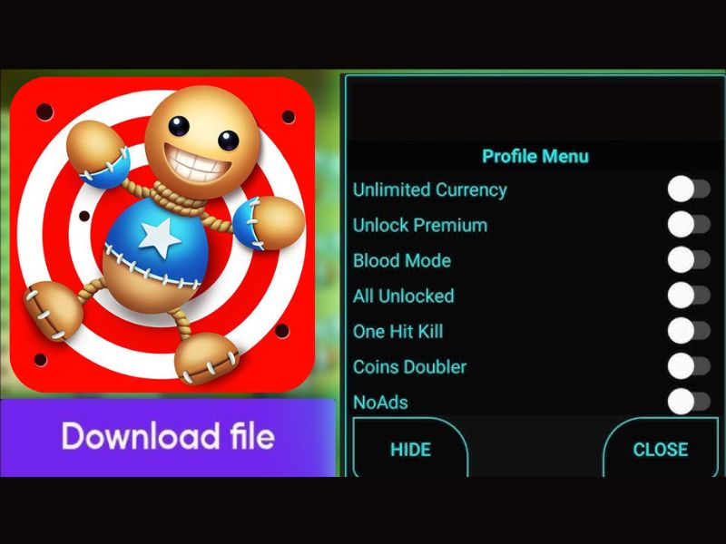 Tải Hack Kick The Buddy APK (MOD Vô Hạn Tiền, Không Quảng Cáo) v2.17.2 Mod menu trong hack Kick The Buddy