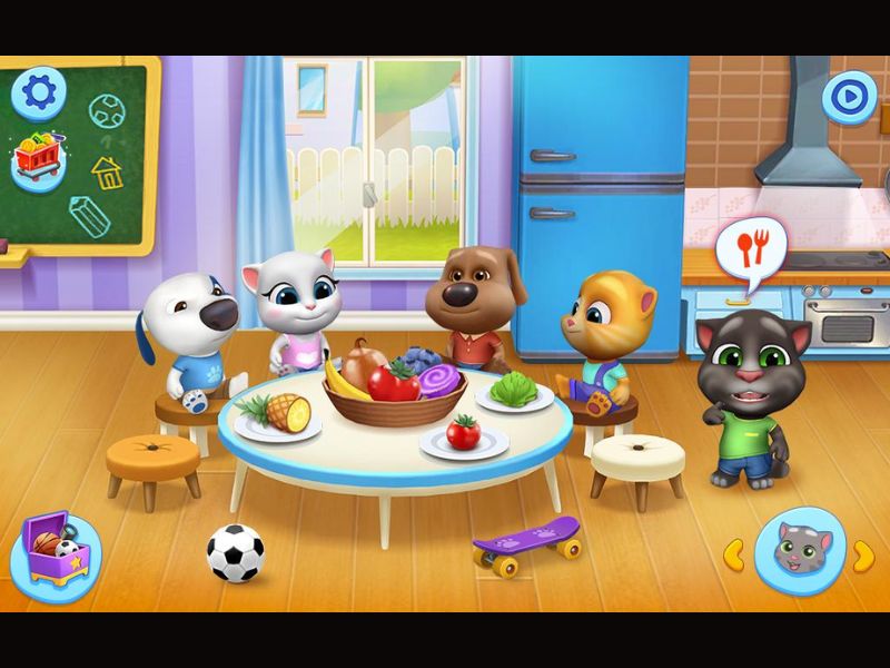 Tải Hack My Talking Tom Friends (MOD Vô Hạn Tiền) v26.2.12.21659 Apk Nhiệm vụ chăm sóc thú cưng trong My Talking Tom Friends Mod APK
