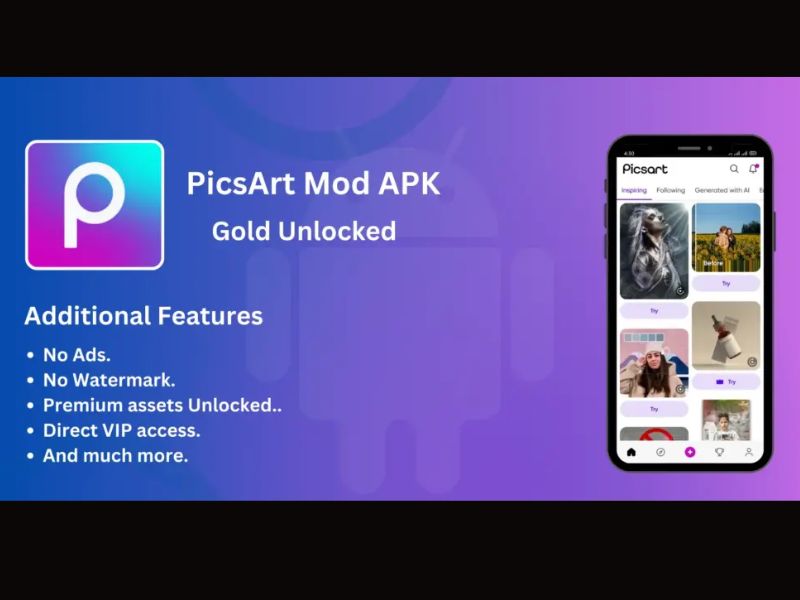 Tải Picsart Theartpics MOD APK (Premium Unlocked) v30.0.3 Tính năng Mod nổi bật của bản Picsart Theartpics MOD APK