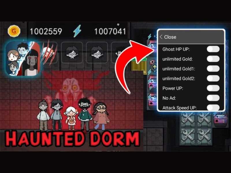 Tải Hack Haunted Dorm MOD APK ( Full Tiền, Kim Cương, Tiếng Việt) v1.8.3 Tính năng nổi bật chỉ có trong hack haunted dorm