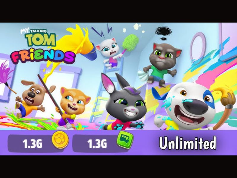 Tải Hack My Talking Tom Friends (MOD Vô Hạn Tiền) v26.2.12.21659 Apk Vô hạn tiền trong My Talking Tom Friends Hack