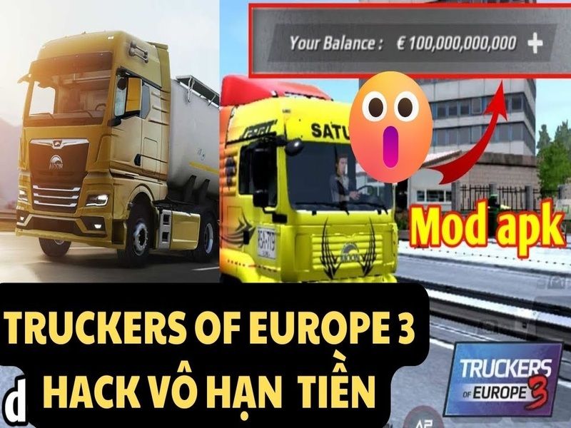 Tải Hack Truckers Of Europe 3 (Mod Full Tiền, Max Level) v0.7.64 APK Vô hạn tiền trong Truckers Of Europe 3 Mod APK