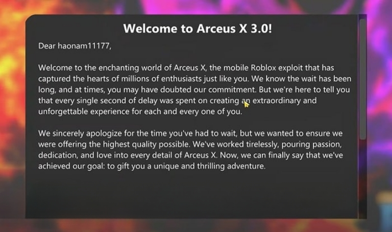 Tải Arceus X NEO/VNG APK v2.2.1 Mới Nhất Cho Mobile Arceus X NEO