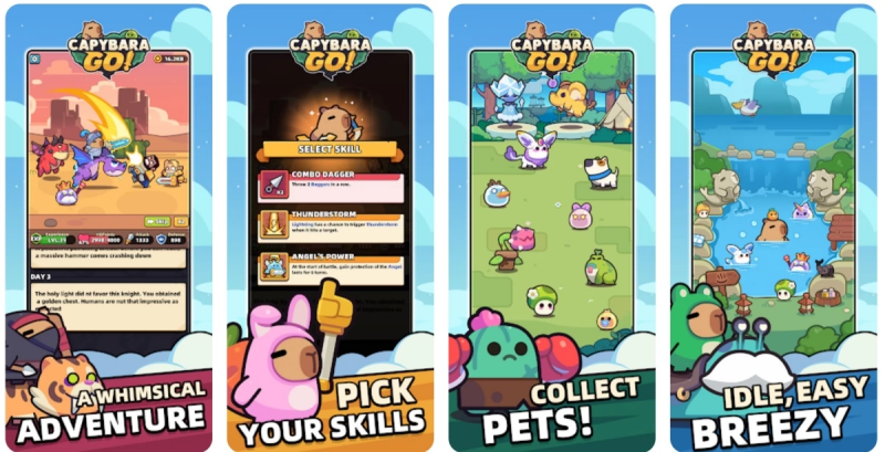 Tải Capybara Go MOD APK ( Vô hạn Tiền, Mở Khóa Thú Cưng) v1.8.14 Capybara Go Mod APK
