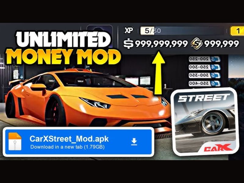 Tải CarX Street Mod APK (Vô Hạn Tiền, Mở Khoá Xe) v1.19.1 Carx Street Mod Vô Hạn Tiền Có Những Tính Năng Gì?