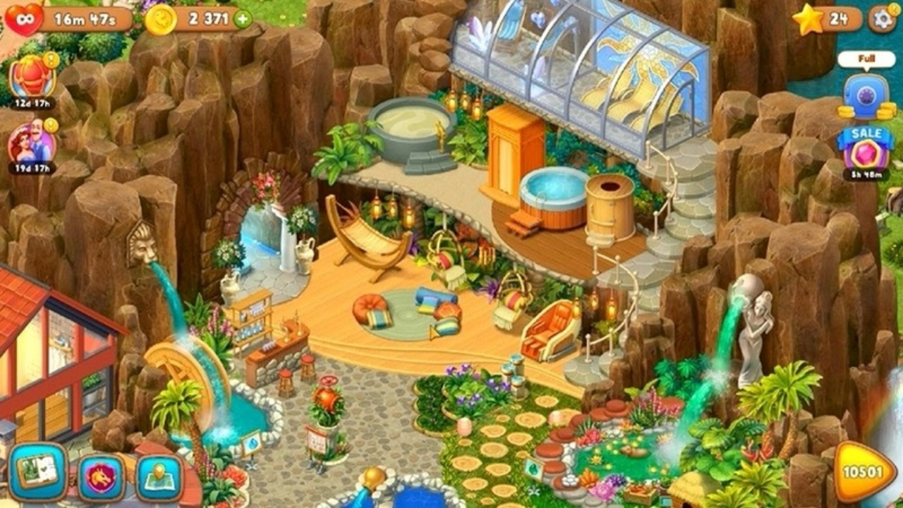 Tải Gardenscapes Mod APK (Vô Hạn Tiền, Sao) v9.6.5 Đồ họa 3D sống động và chân thực