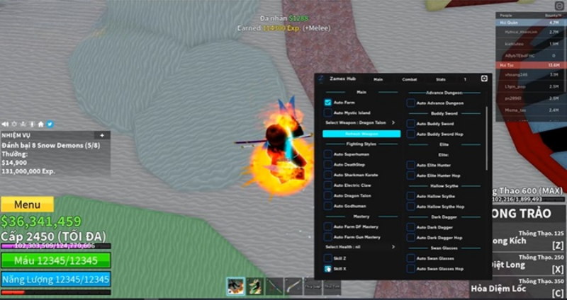 Tải Hack Blox Fruits ROBLOX Update 30 (Auto Farm/VNG) Mới Nhất cho Android Hack Blox Fruit