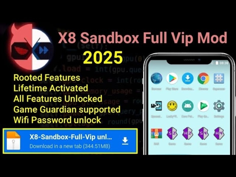 Tải X8 Sandbox Mod APK (Mở Khóa Vip) v0.7.7.6.15 Mở Khóa VIP Toàn Bộ Tính Năng