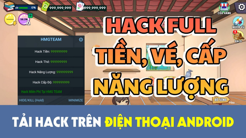 Tải Hack Trở Về Tuổi Thơ MOD APK (Vô Hạn Tiền, Năng Lượng, Level) v1.23.1 Tính năng hack full tiền trong Trở về Tuổi Thơ Hack