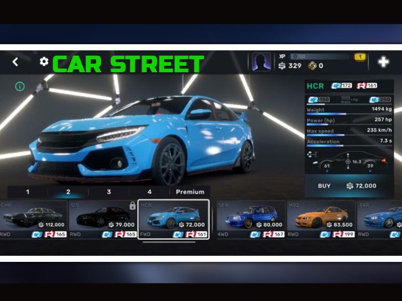 Tải CarX Street Mod APK (Vô Hạn Tiền, Mở Khoá Xe) v1.19.1 Tự do trang trí và thiết kế chiếc xe theo cá tính trong Carx Street