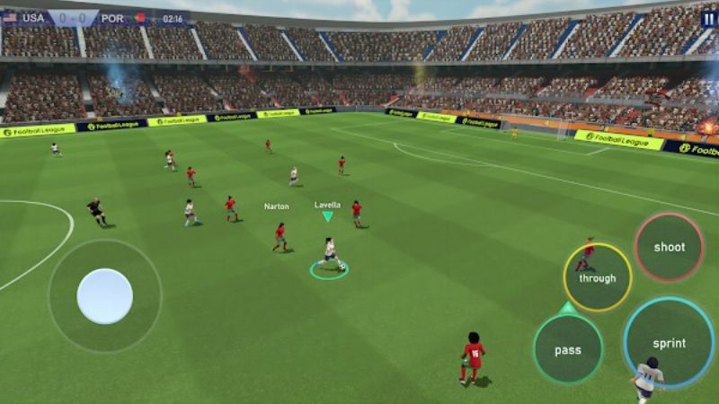 Tải Football League 2024 Mod APK (Vô Hạn Tiền) v0.1.98 Lối chơi bóng đá thời gian thực linh hoạt trong Football League 2024