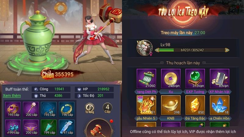Tải Lục Tung Tam Quốc APK v1.4.1.3.5 Mới Nhất Cho Mobile Đập đồ kịch tính trong Lục Tung Tam Quốc