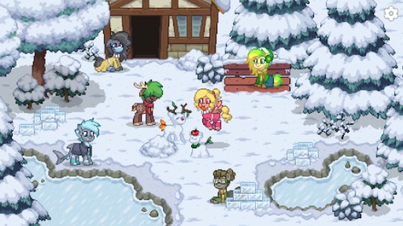 Tải Pony Town Mod APK (Bản Full) v1.3-2387 Đồ họa dễ thương với phong cách Pixel Art trong Pony Town APK