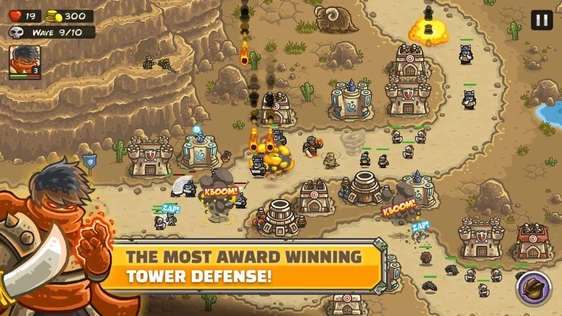 Tải Kingdom Rush Frontiers APK v1.8.10 Mới Nhất Cho Mobile Xây dựng những tháp mạnh mẽ trong Kingdom Rush Frontiers APK
