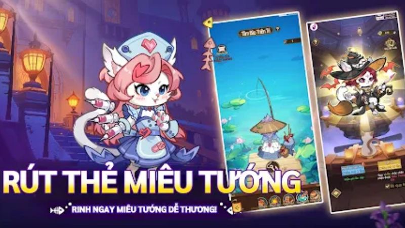 Tải Miêu Đế Tam Quốc APK v1.15 Mới Nhất Cho Android Thần mèo giáng thế, vuốt thống trị sơn hà trong Miêu Đế Tam Quốc APK