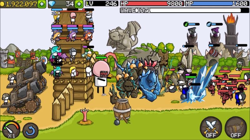 Tải Hack Grow Castle (Menu, Full Tiền, Kim Cương) v1.50.14 Xây dựng công trình hỗ trợ trong Hack Grow Castle