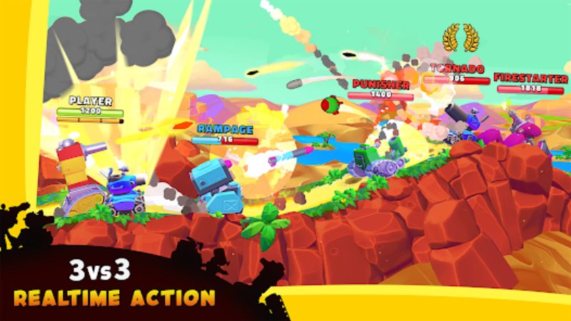 Tải Hack Hills Of Steel (Vô Hạn Tiền, Kim Cương, Xu) v8.7.0 Đồ họa 3d sống động và hiệu ứng mạnh mẽ trong Hack Hills Of Steel