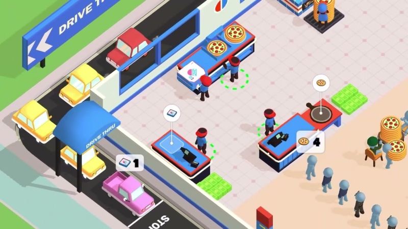 Tải Hack Pizza Ready (Vô Hạn Tiền, Không Quảng Cáo) v57.0.0 Phục vụ tận xe cho nhu cầu dùng Pizza của khách trong Hack Pizza Ready