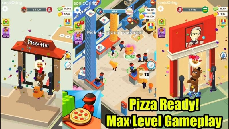 Tải Hack Pizza Ready (Vô Hạn Tiền, Không Quảng Cáo) v57.0.0 Game mô phỏng quản lý xưởng sản xuất Pizza trong Hack Pizza Ready