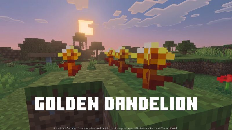 Tải Minecraft 26.10.27 Miễn Phí Cho Android Golden Dandelion Trong Minecraft 26.10.27
