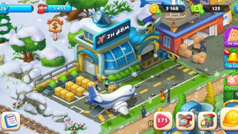 Tải Township Hack (Vô Hạn Tiền) v36.0.2 Sân bay trong Township
