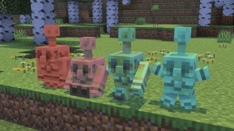 Tải Minecraft 1.21.101 APK Miễn Phí Cho Android Copper Golem Xuất Hiện Với Vai Trò Mới Trong Minecraft 1.21.101 APK