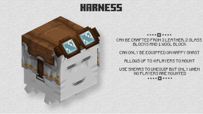 Tải Minecraft 1.21.93 APK Miễn Phí Cho Android Chế Tạo Và Sử Dụng Harness Cho Happy Ghast Trong Minecraft 1.21.93