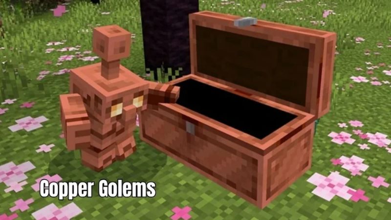 Tải Minecraft 1.21.123 APK Miễn Phí Cho Android Copper Golems Thân Thiện Trong Minecraft 1.21.123