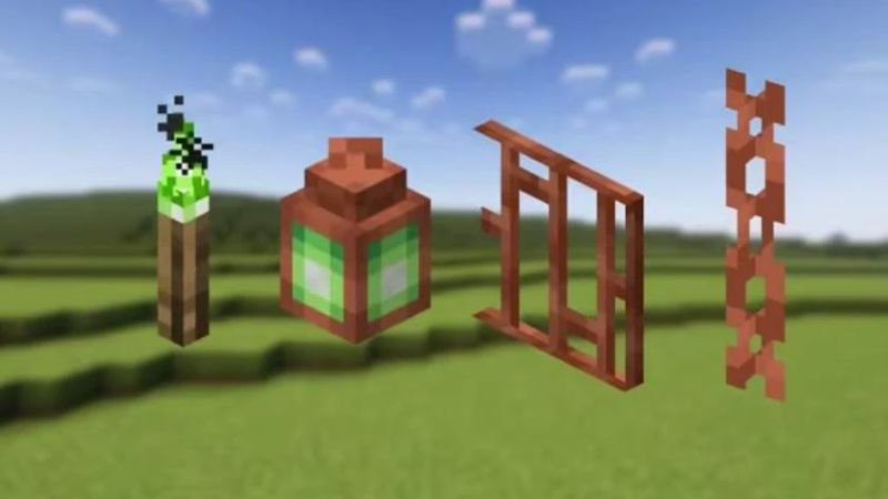 Tải Minecraft 1.21.123 APK Miễn Phí Cho Android Vật Phẩm Đồng Oxy Hóa Độc Đáo Trong Minecraft 1.21.123