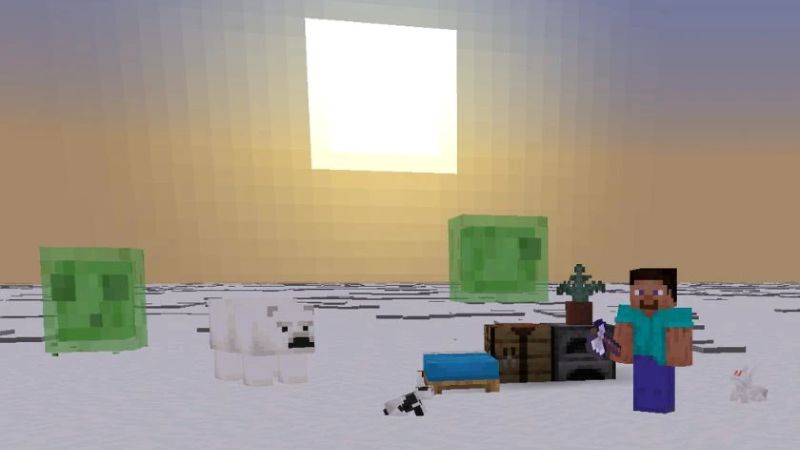 Tải Minecraft 1.21.80.3 APK Mới Nhất Cho Mibile Preset Flat World Trong Minecraft 1.21.80.3